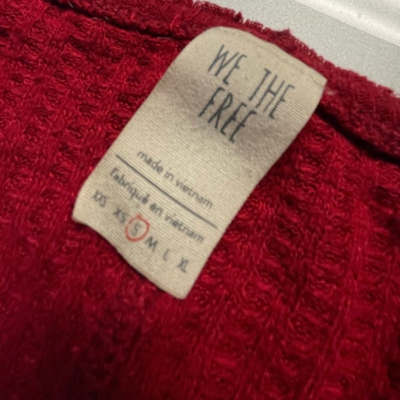 ✌️Free People oversized thermal✌️ - Picture 4 of 4